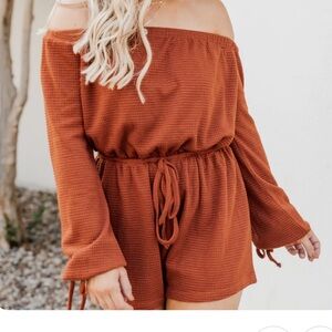 Long sleeve romper